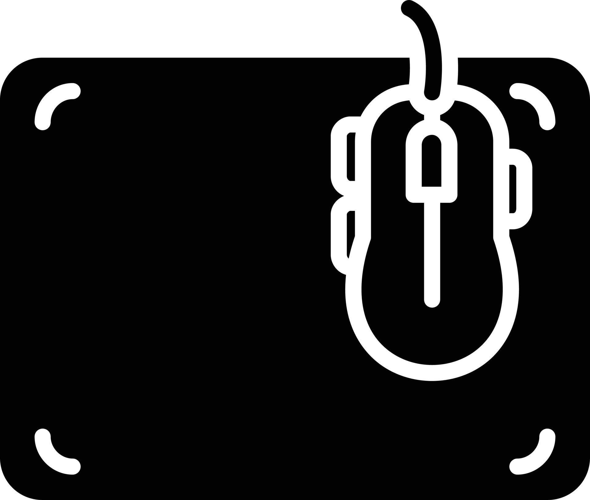 Mouse Pad Glyph Icon 10929829 Vector Art at Vecteezy