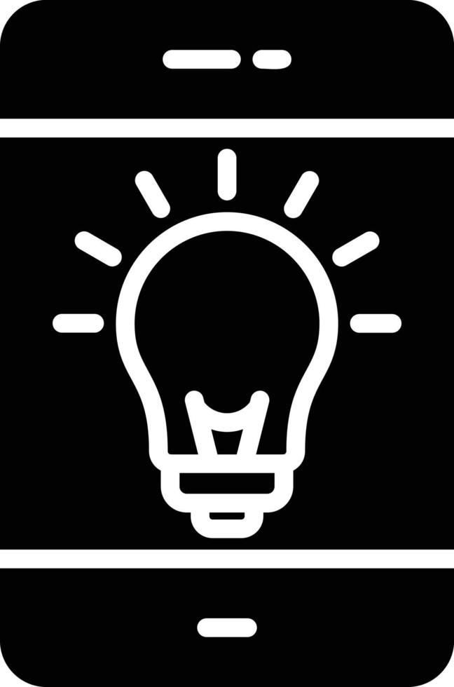 Idea Glyph Icon vector