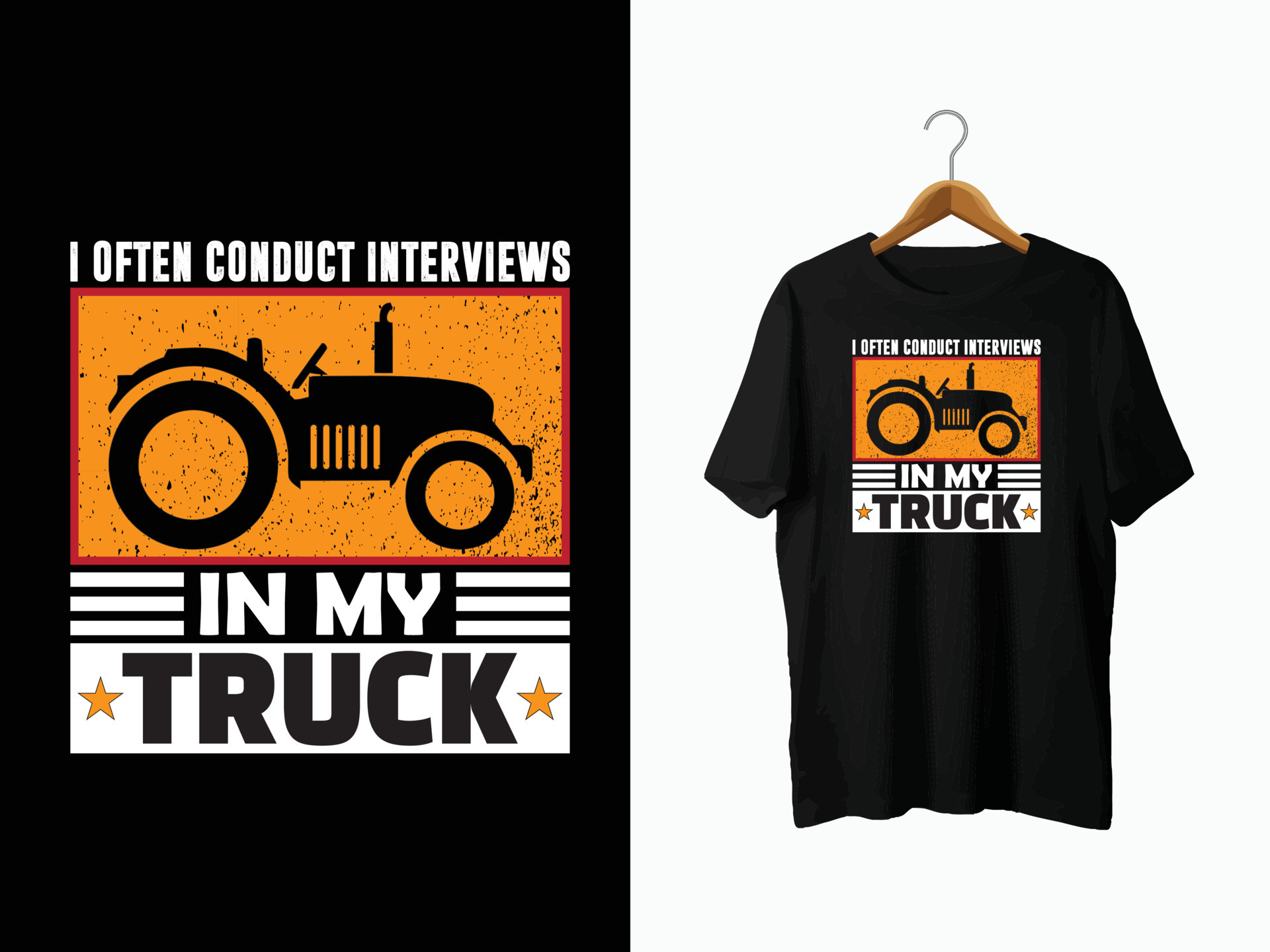 Truck T-Shirt Design 10929987 Vector Art at Vecteezy