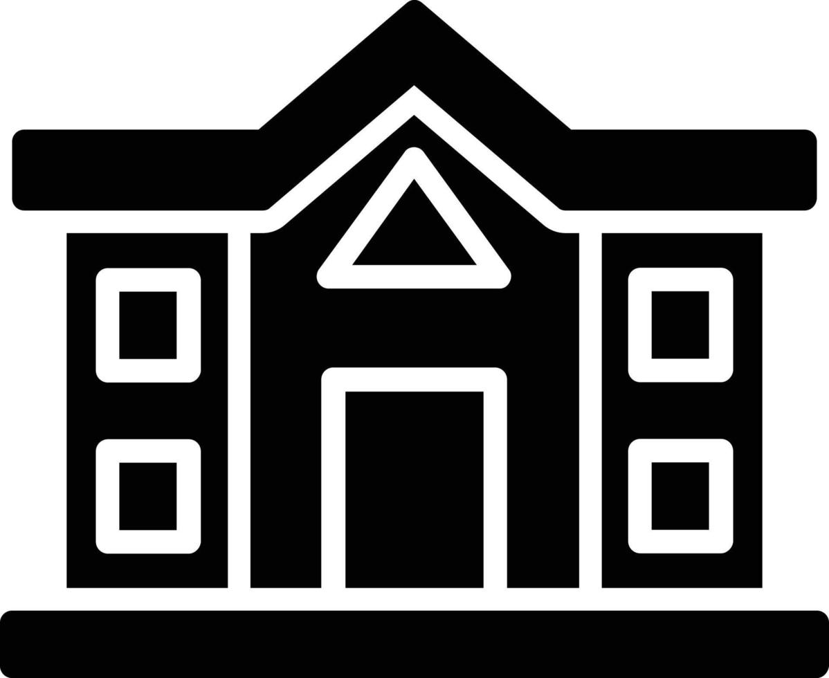 Building Glyph Icon vector