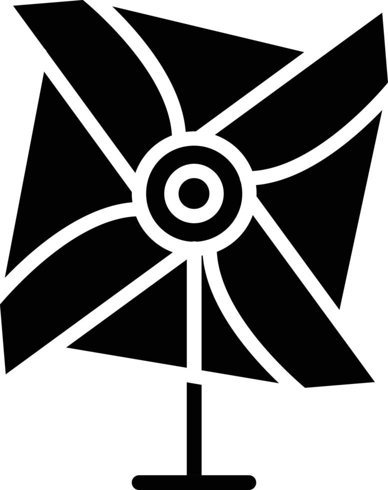 Pinwheel Glyph Icon vector