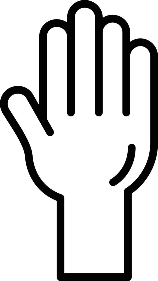 icono de línea de mano vector