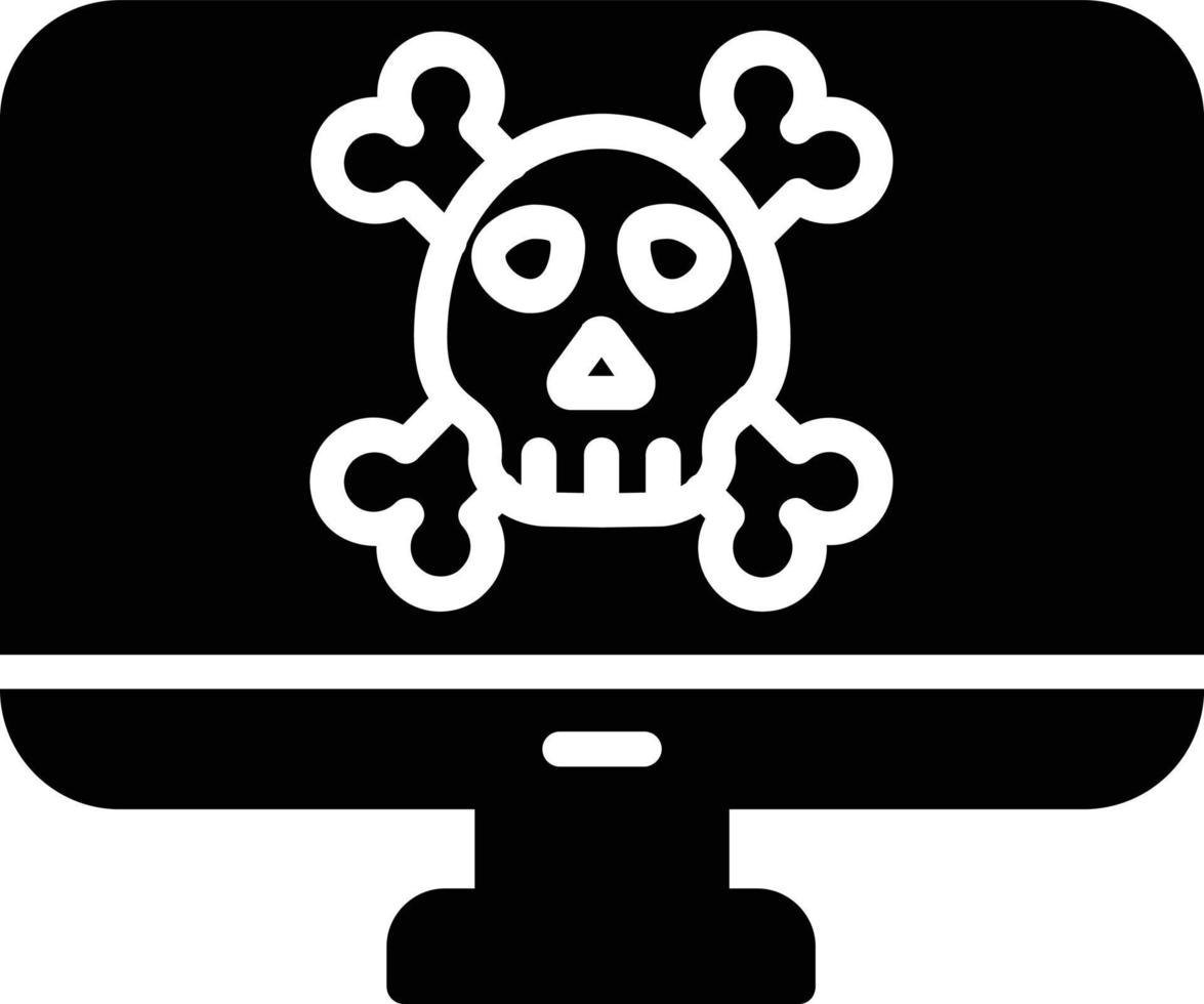 Danger Glyph Icon vector