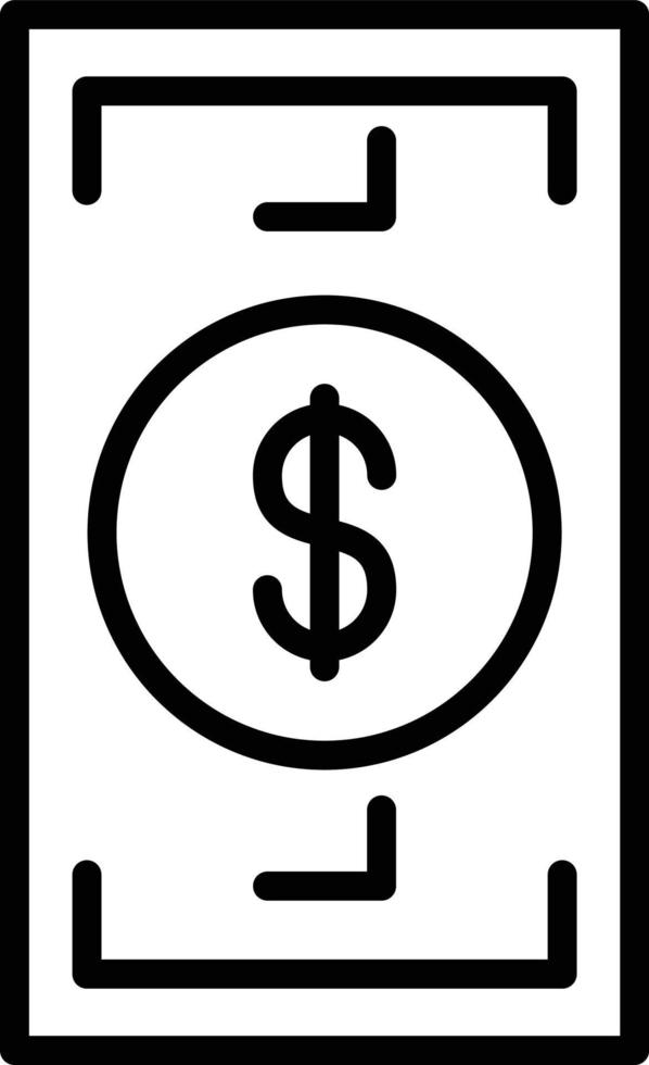 Money Line Icon vector