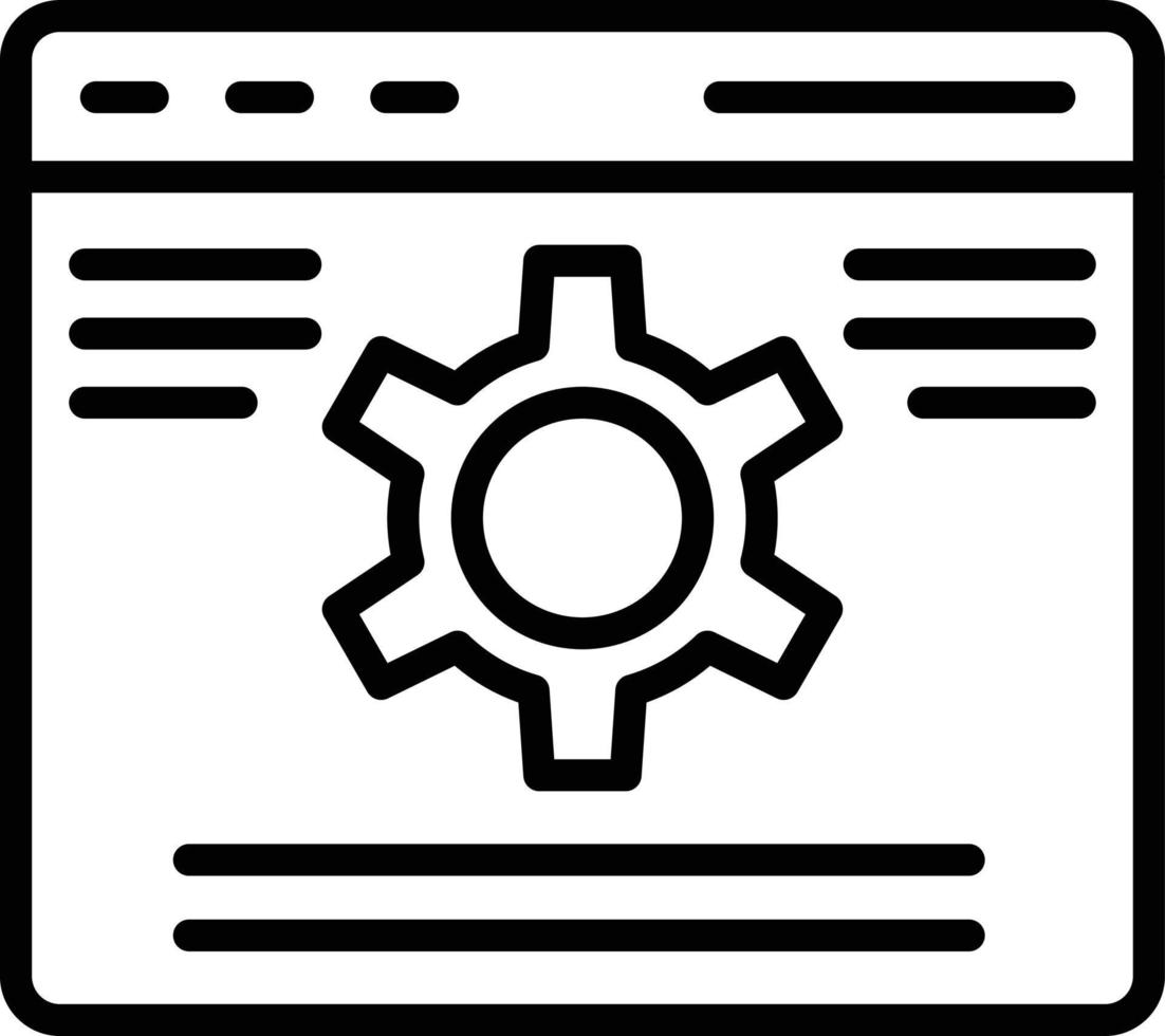 Website Maintenance Icon vector