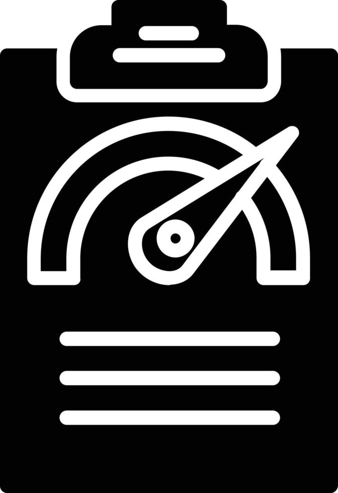 Performance Glyph Icon vector