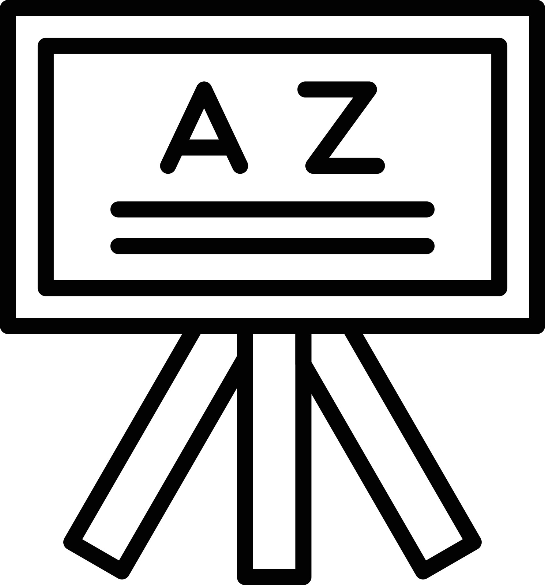 Chalkboard Line Icon 10930418 Vector Art at Vecteezy