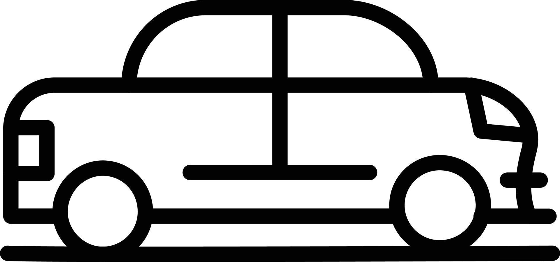 Car Line Icon vector