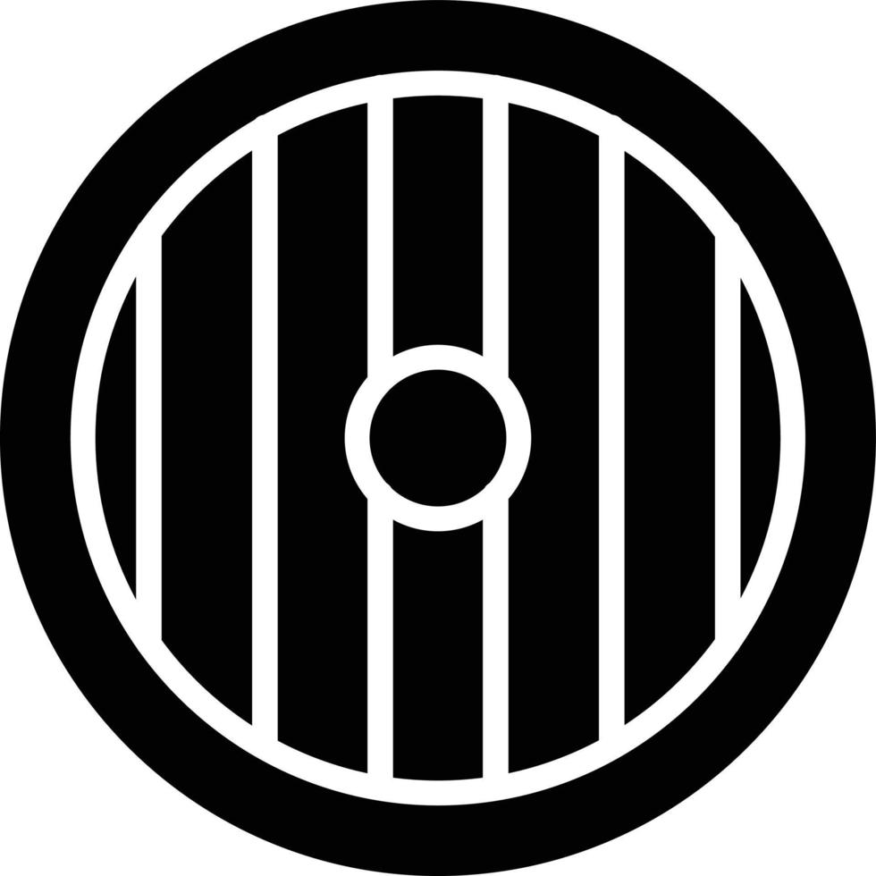 Shield Glyph Icon vector