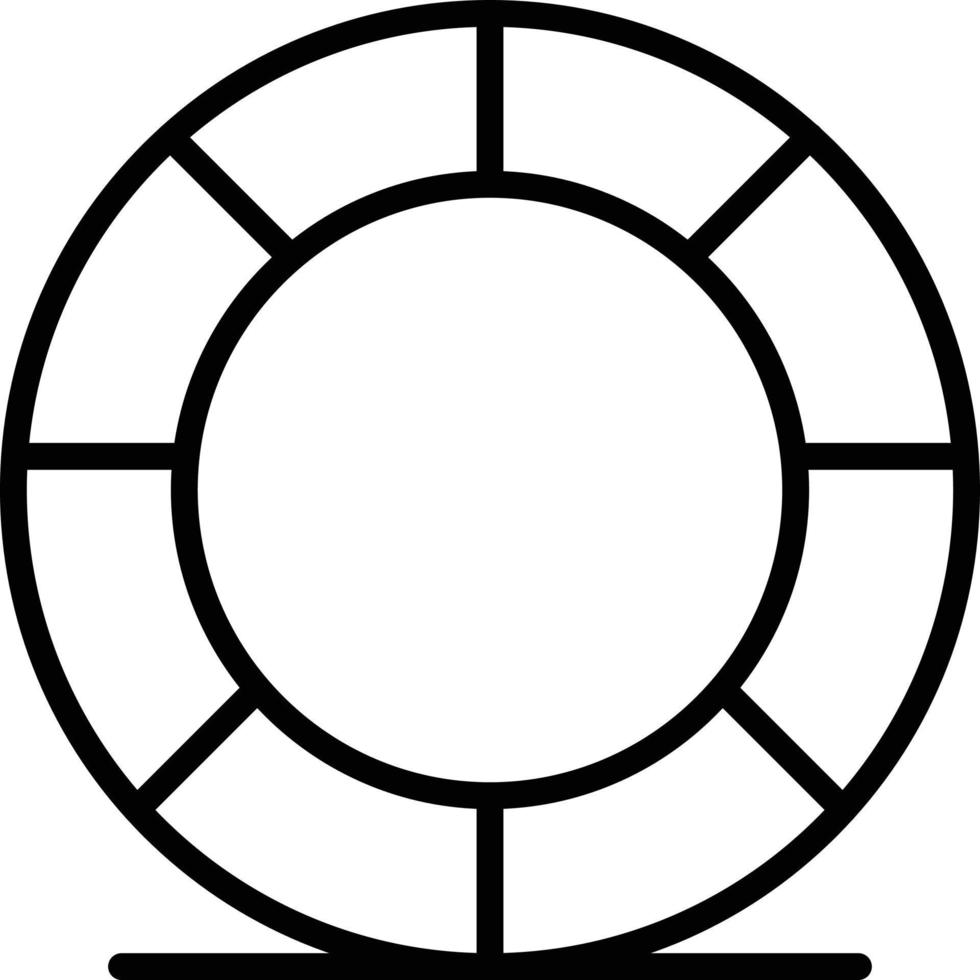 Spin Line Icon vector
