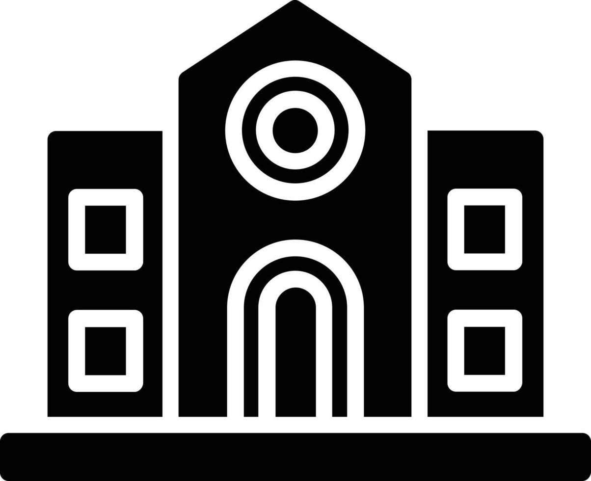 Building Glyph Icon vector