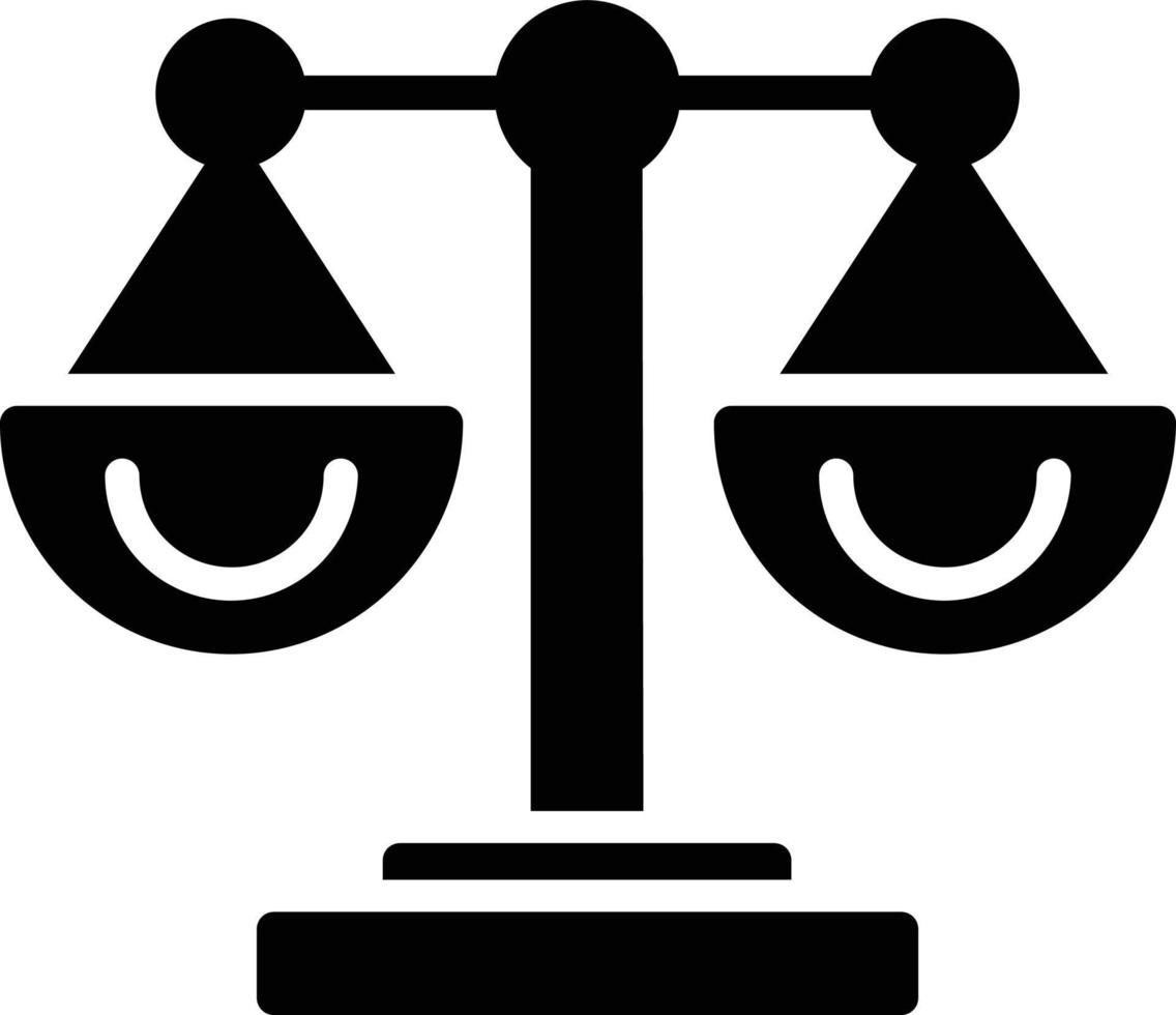 Ethics Glyph Icon vector