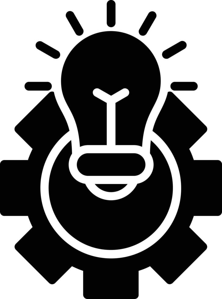 Idea Glyph Icon vector
