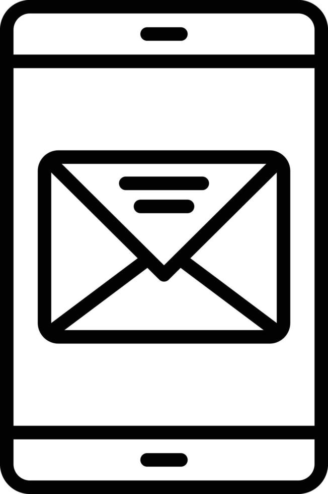 Email Line Icon vector