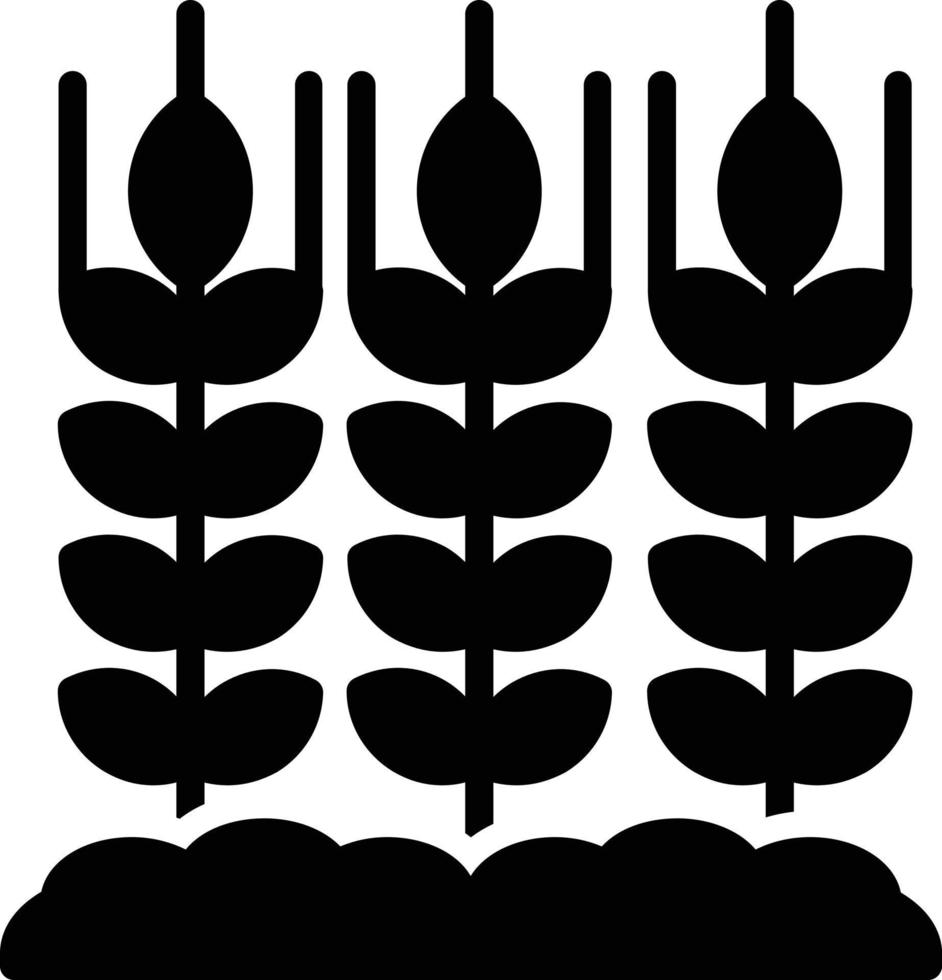 Crops Glyph Icon vector
