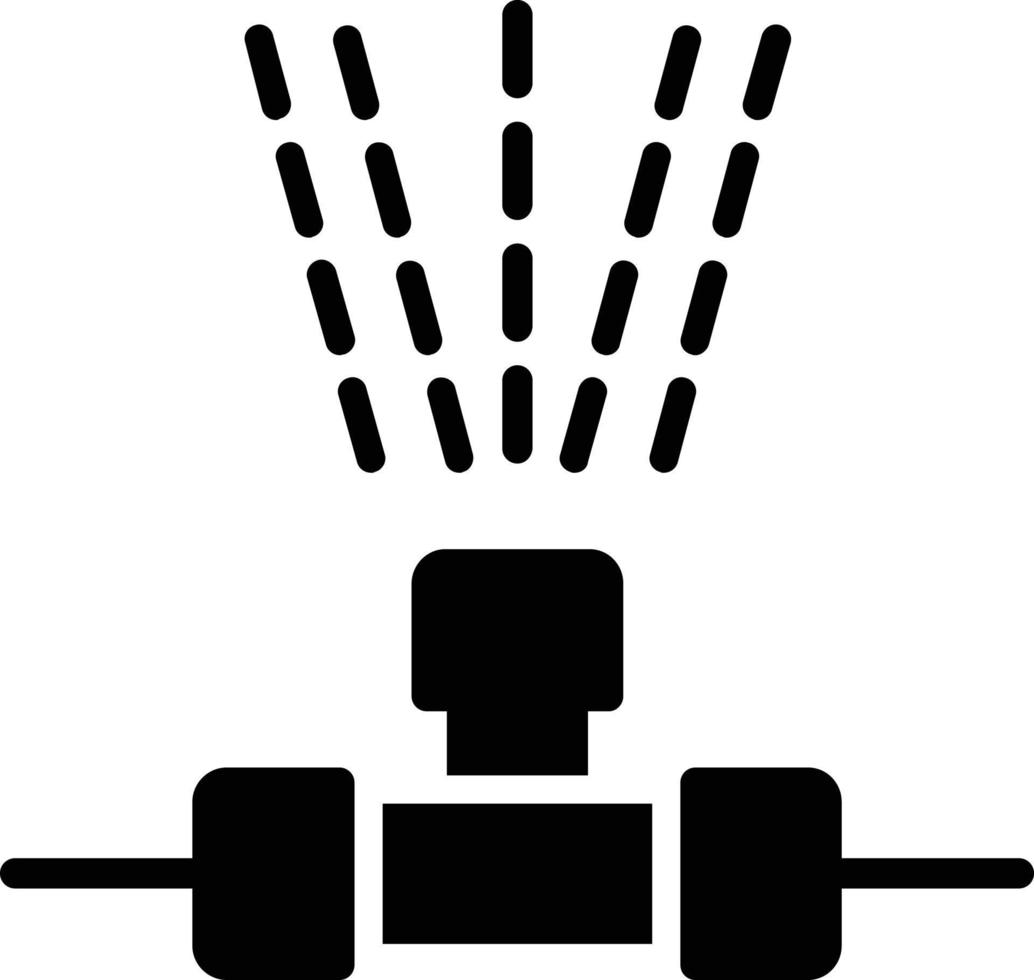 Sprinkler Glyph Icon vector