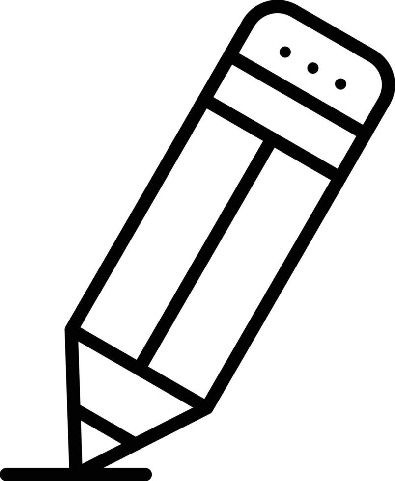 Pencil Line Icon vector