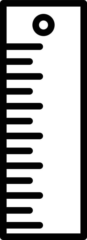 Ruler Line Icon vector