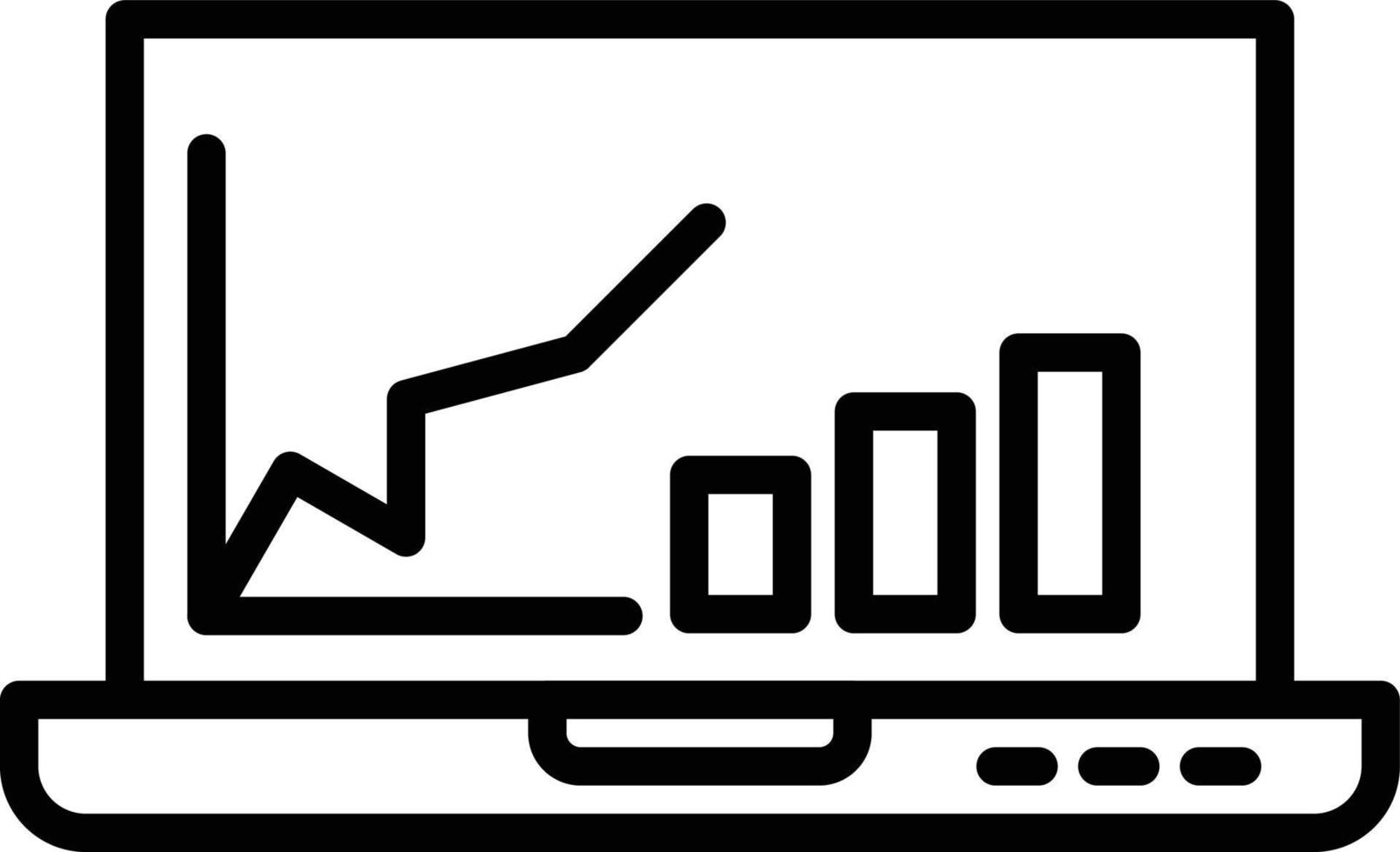 Data Line Icon vector