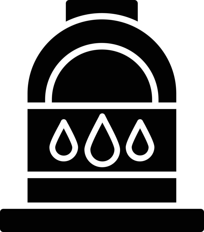 Tank Glyph Icon vector