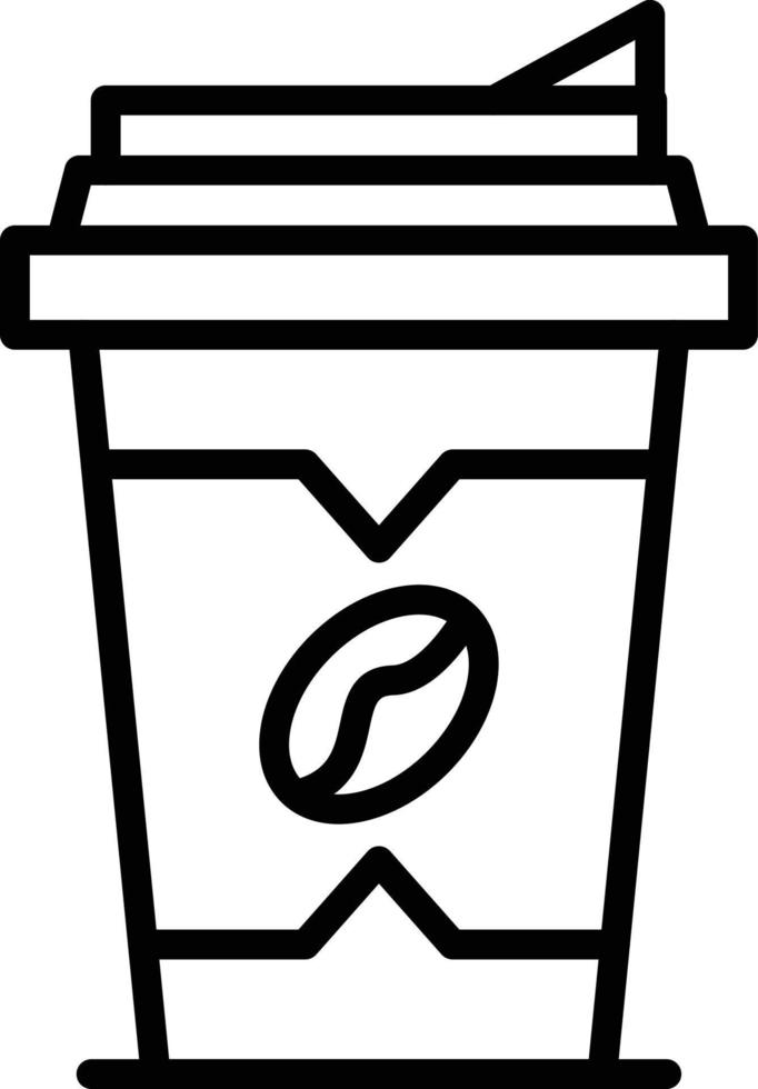Coffee Line Icon vector