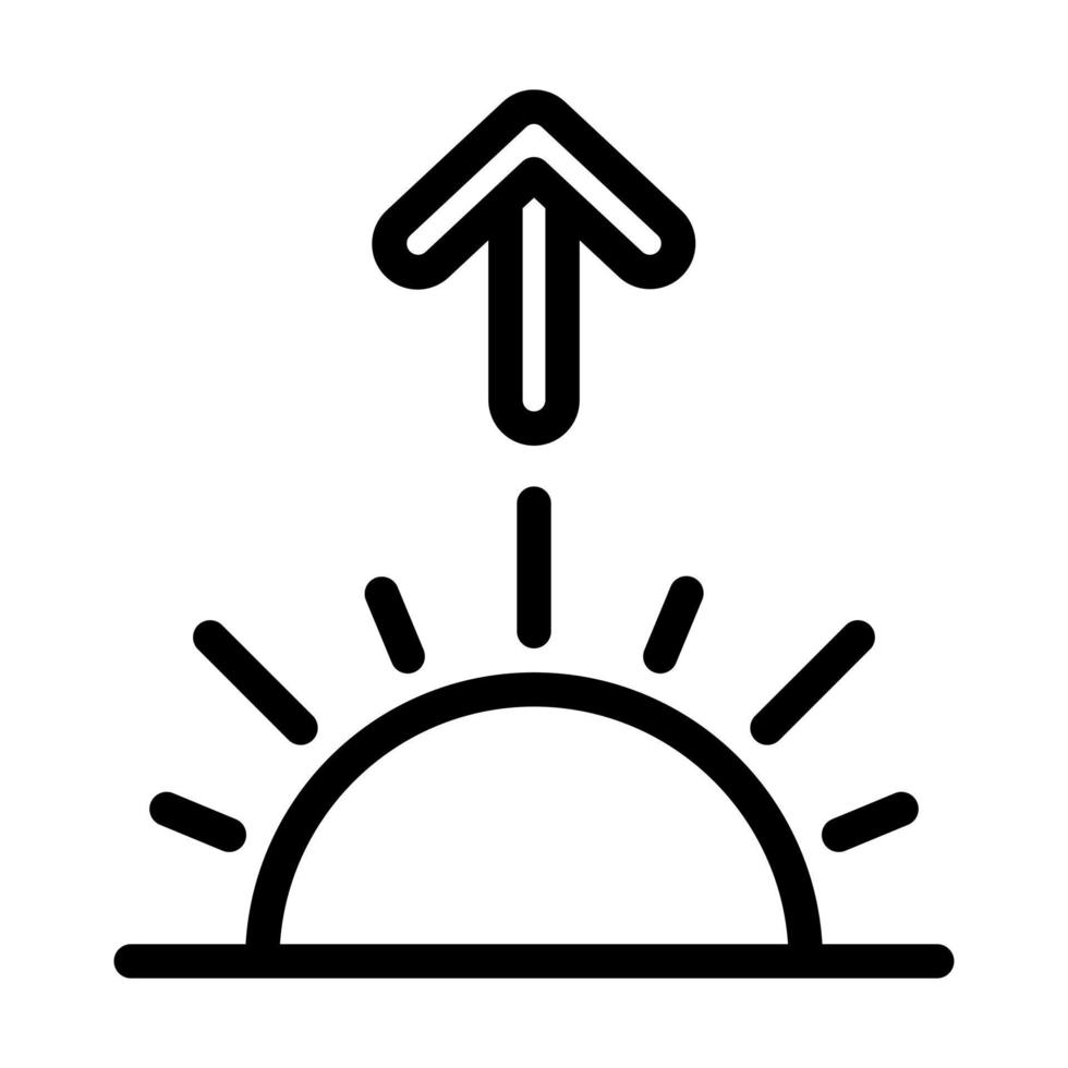 Sun Set Icon Design vector