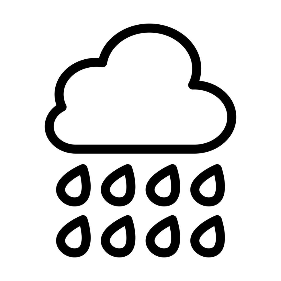 Rain Icon Design vector