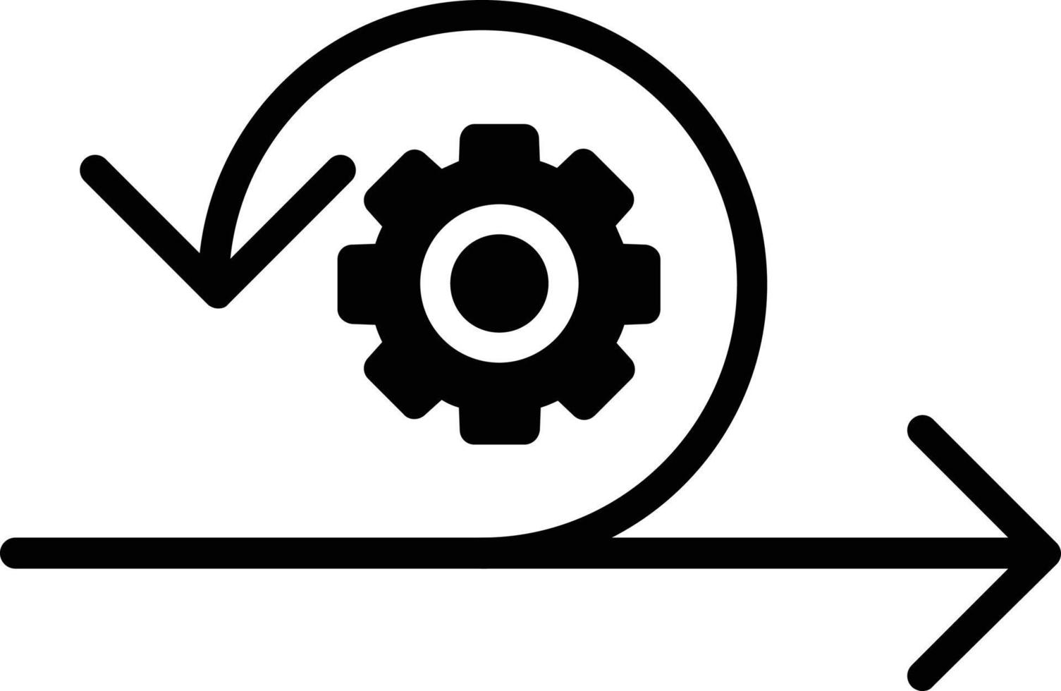 Agile Glyph Icon vector