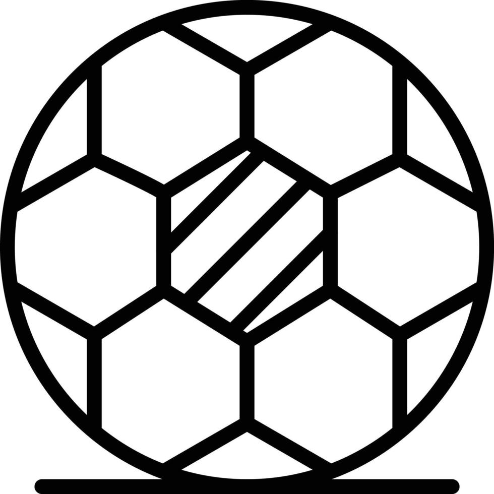 Football Line Icon vector