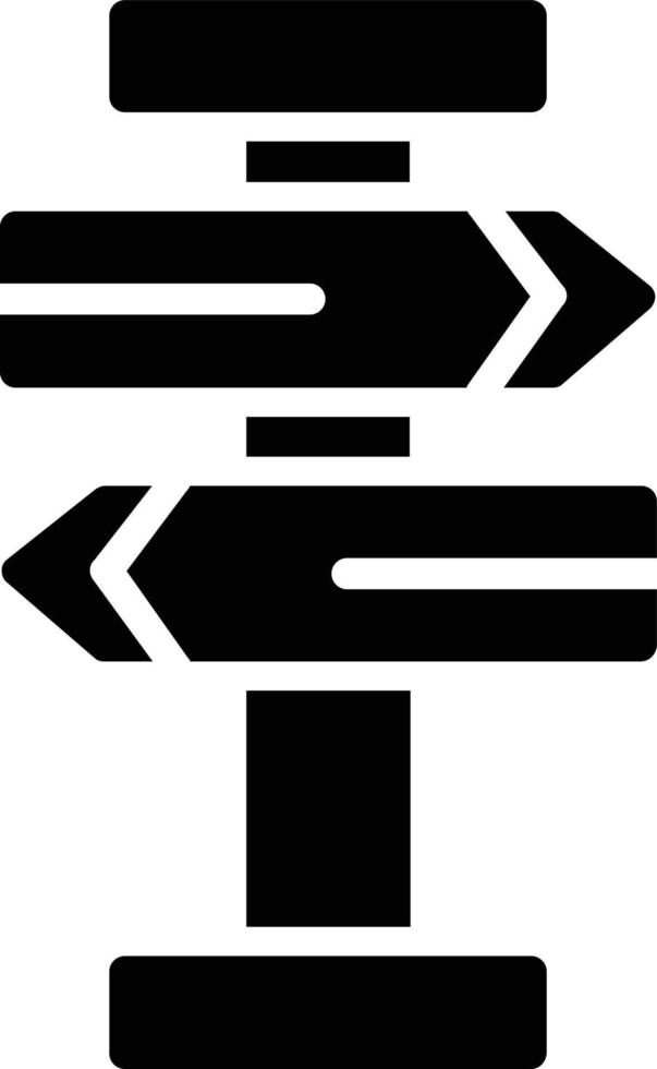 Directional  Glyph Icon vector