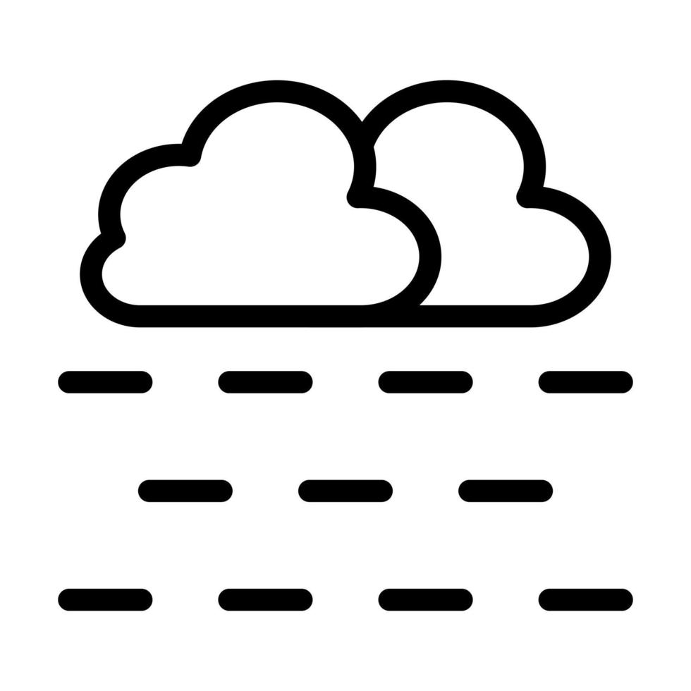 diseño de icono de niebla vector