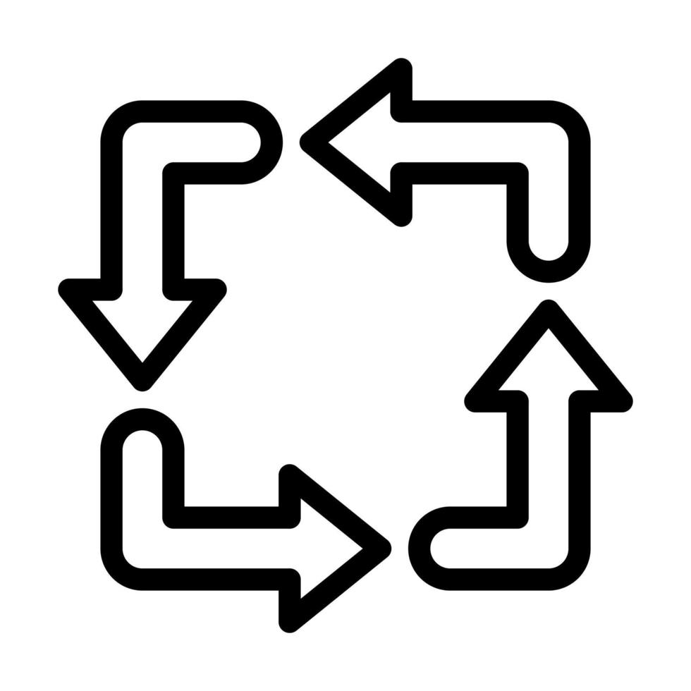 Rectangular Arrow Icon Design vector