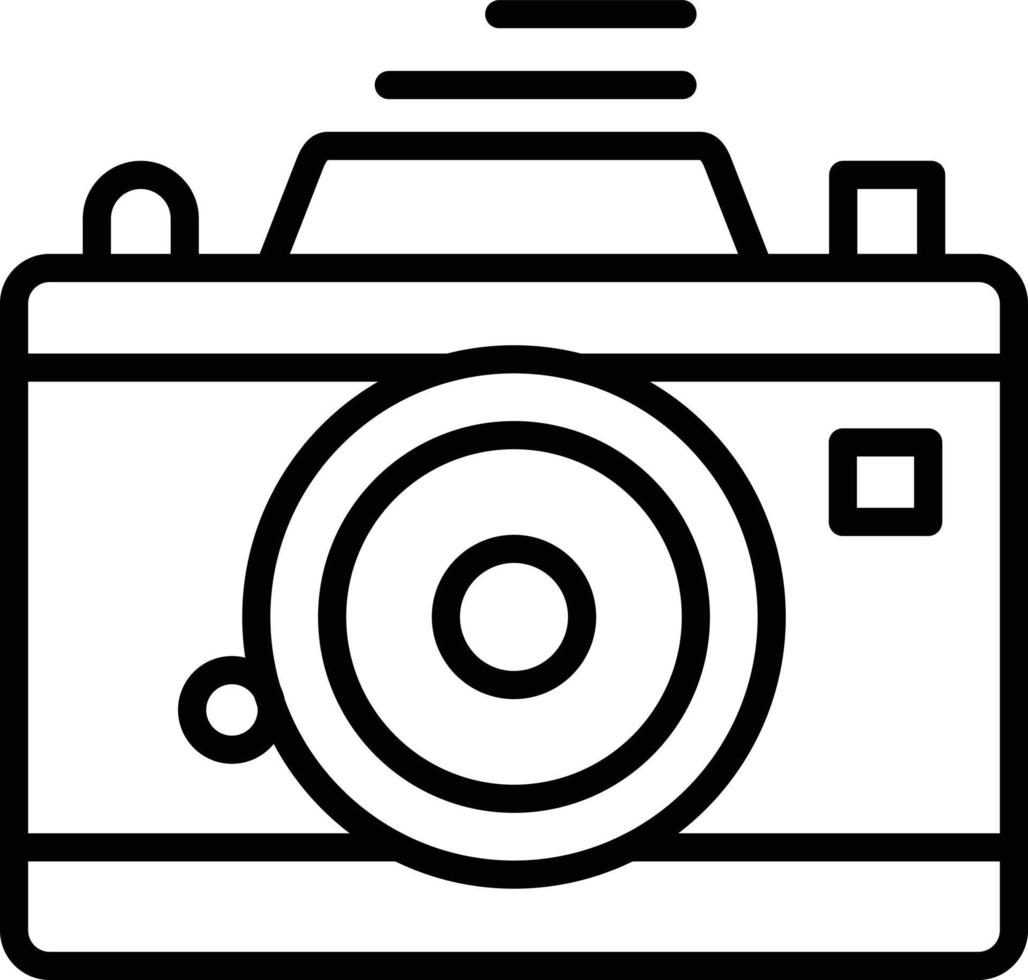 Mirrorless Line Icon vector