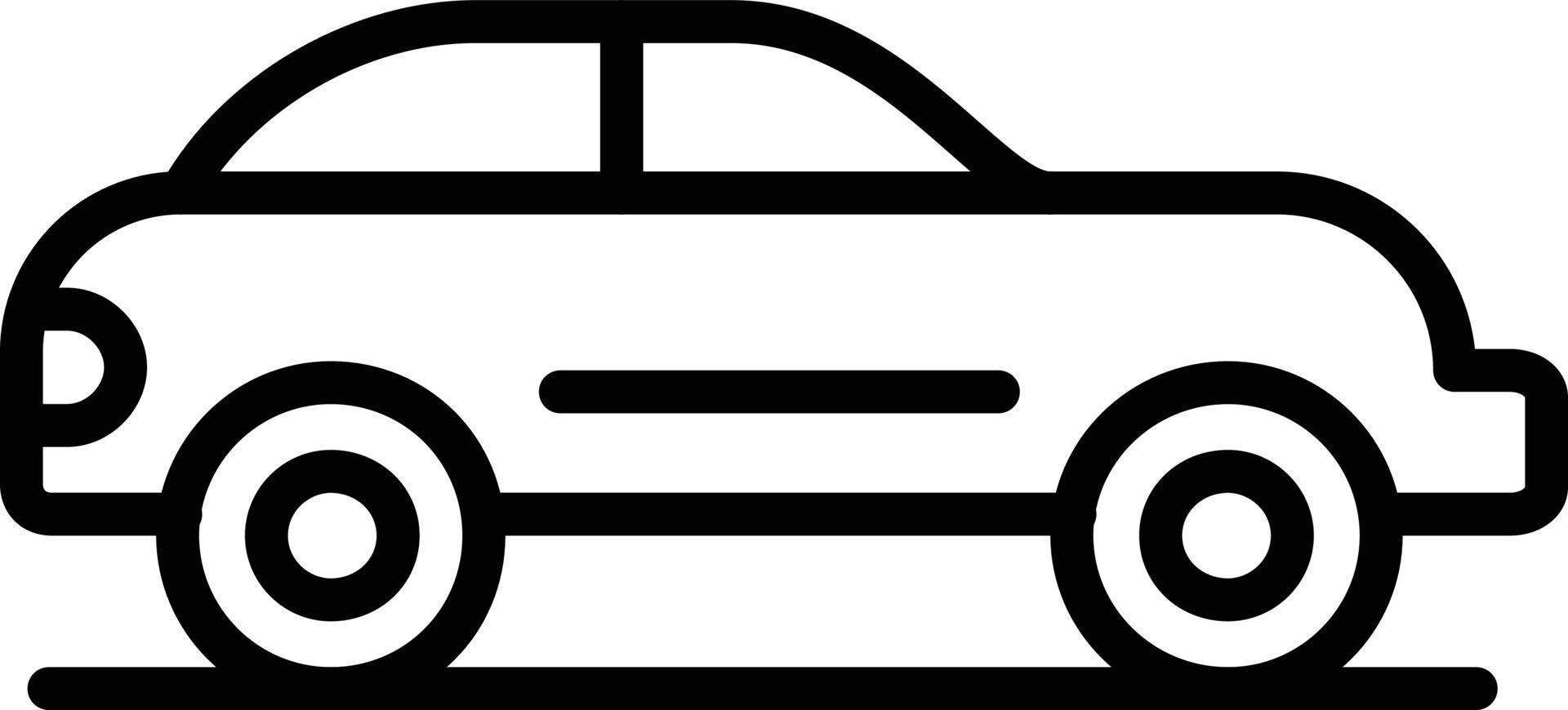 Car Line Icon vector