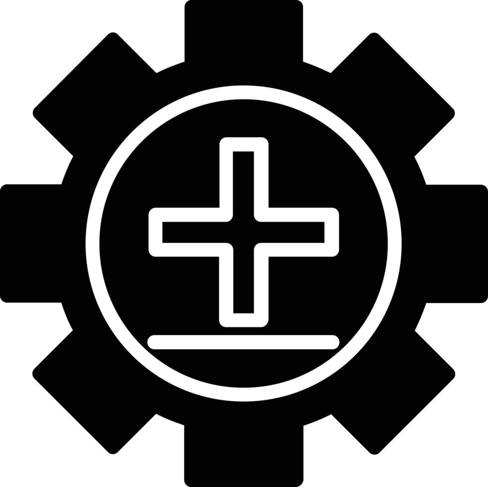 Add Glyph Icon vector