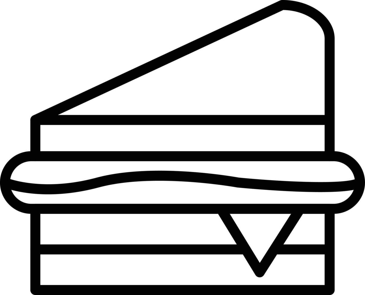 Sandwich Line Icon vector