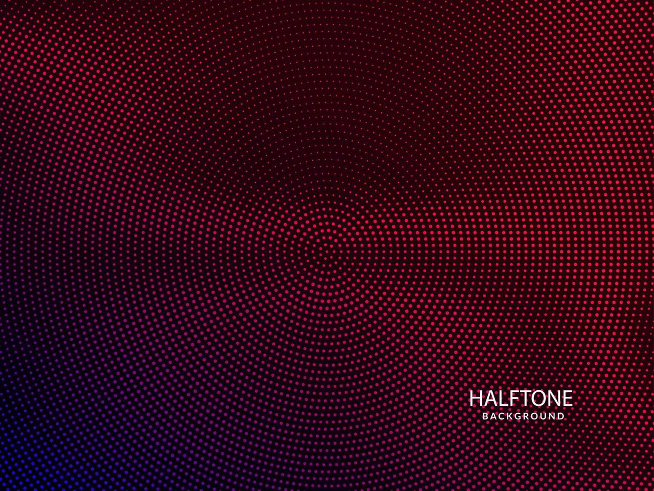 Abstract modern color gradient halftone pattern background vector
