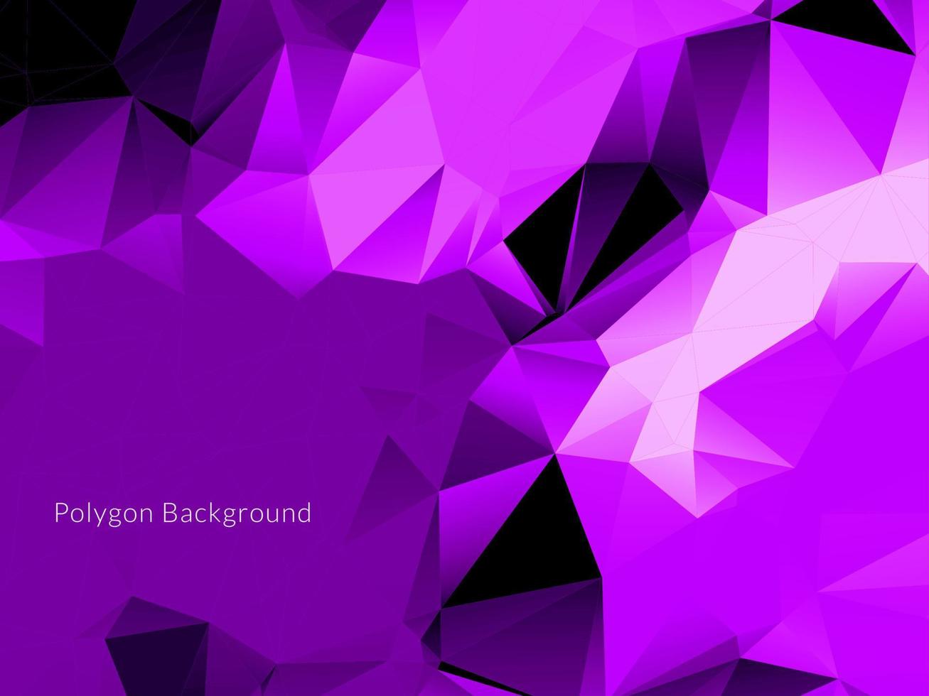 Decorative geometric triangle polygon abstract background vector