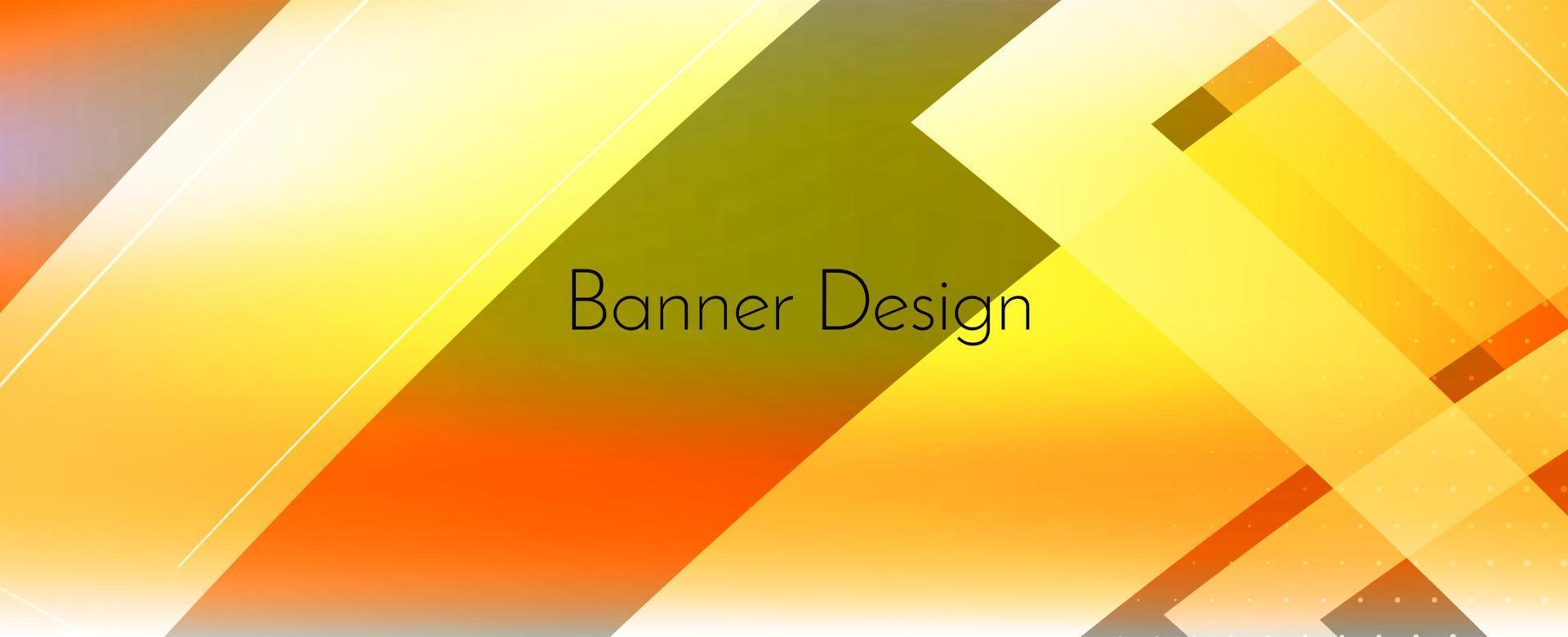 Fondo de banner de diseño de patrón moderno dinámico geométrico brillante abstracto vector