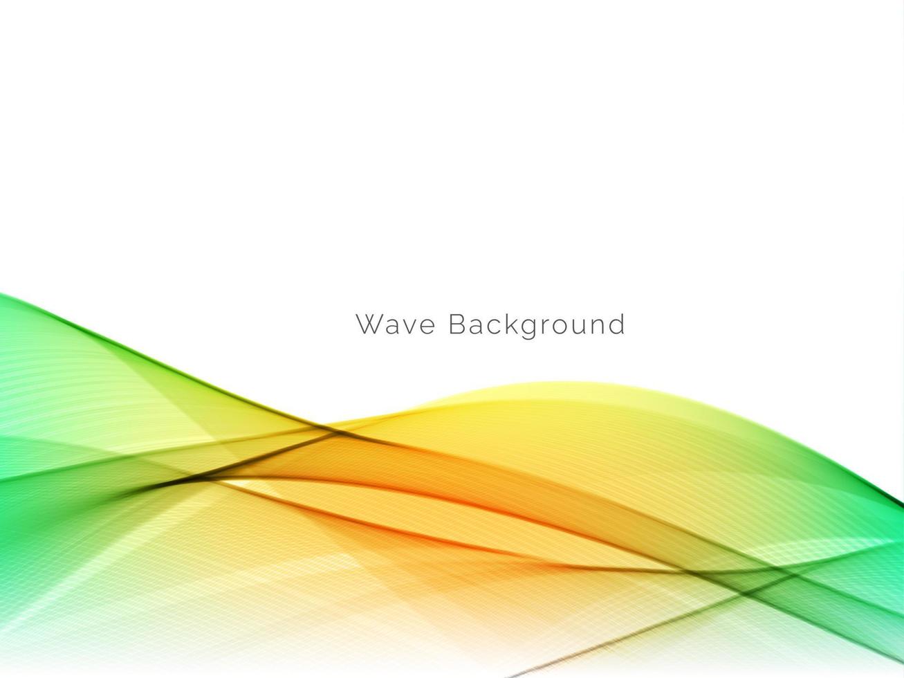 colorful dynamic wave style background design vector