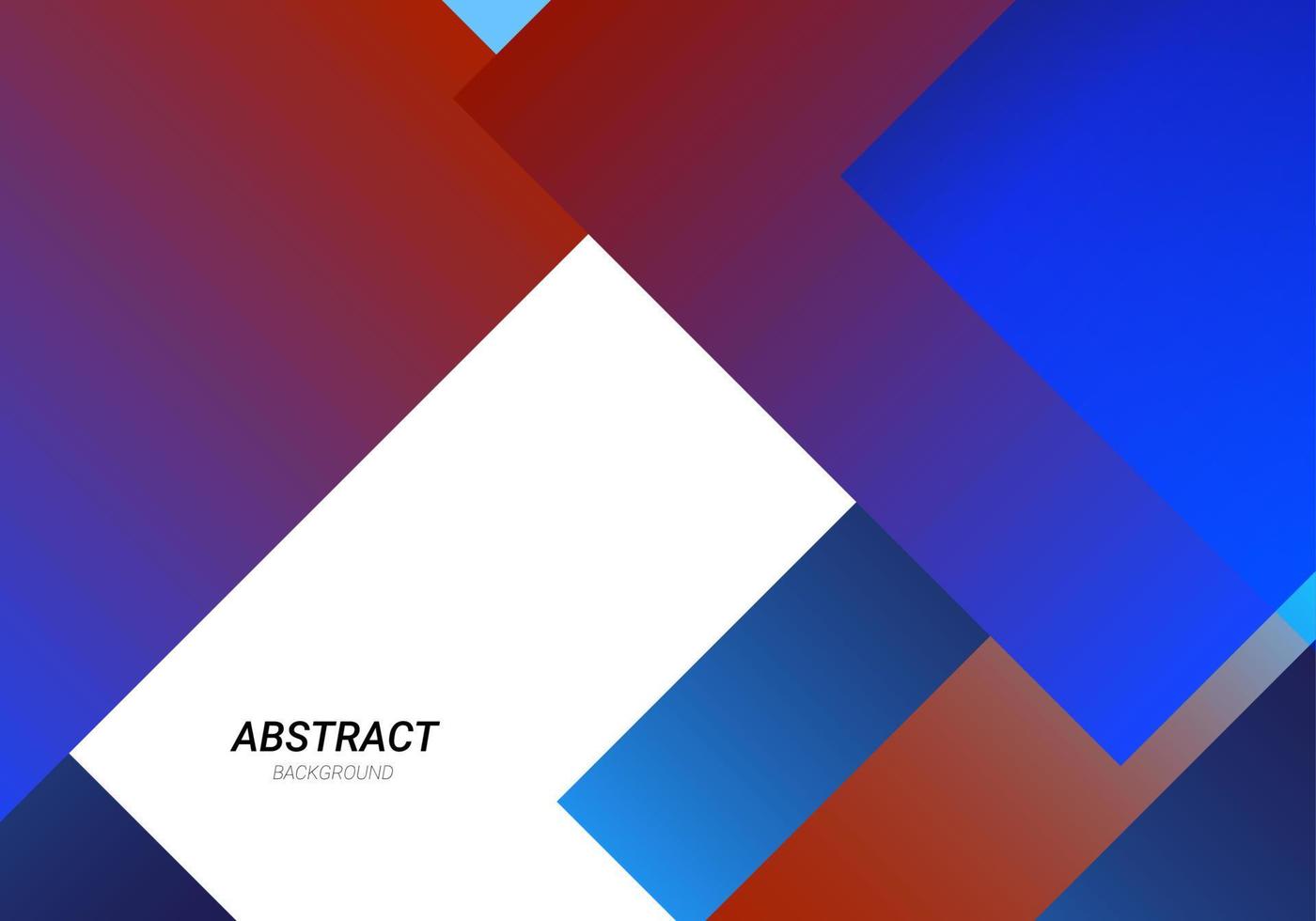 Abstract geometric decorative blue and red color design colorful background vector