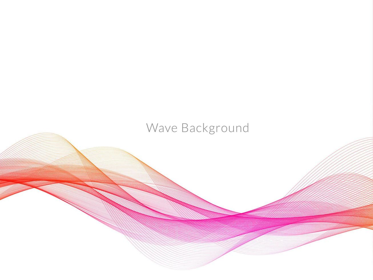 colorful motion wave style abstract background vector