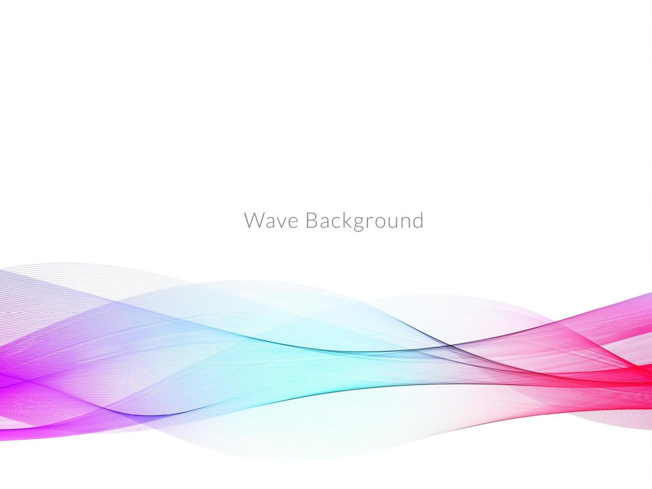 colorful motion wave style abstract background vector