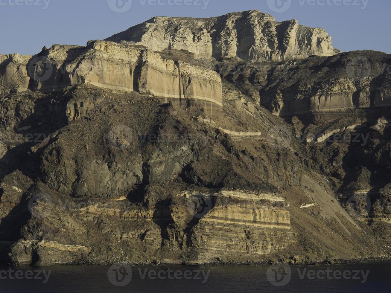 the island of Santorin photo