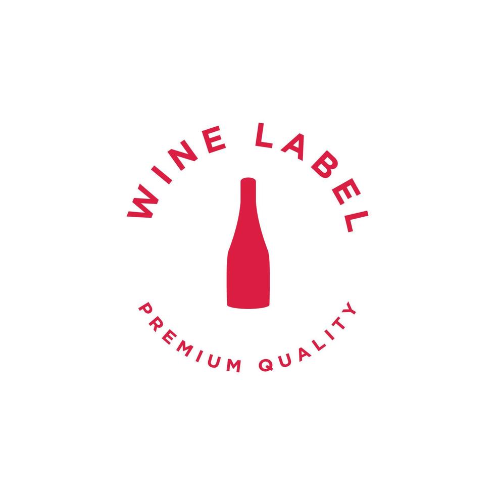 vector de diseño de logotipo de bar de vinos