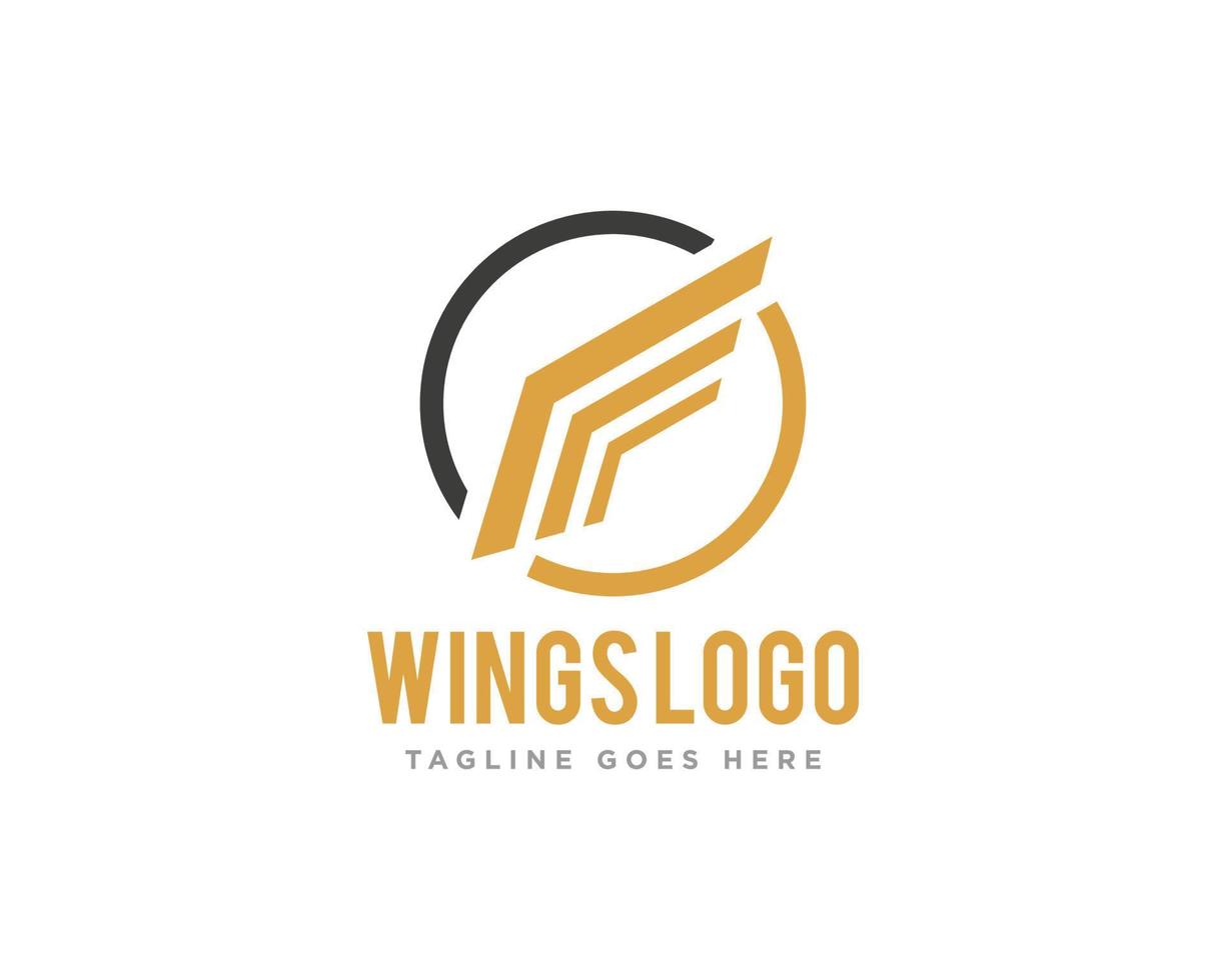 Wings Logo Icon Design Vector