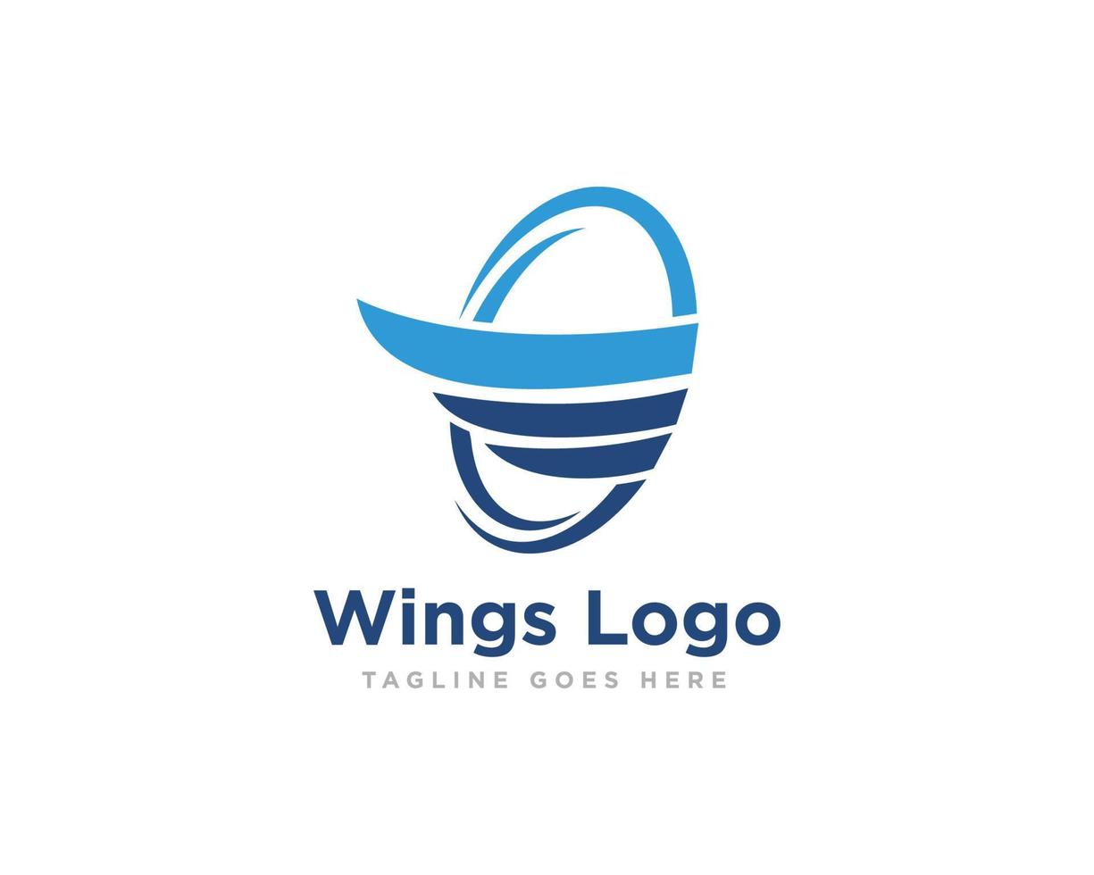 Wings Logo Icon Design Vector