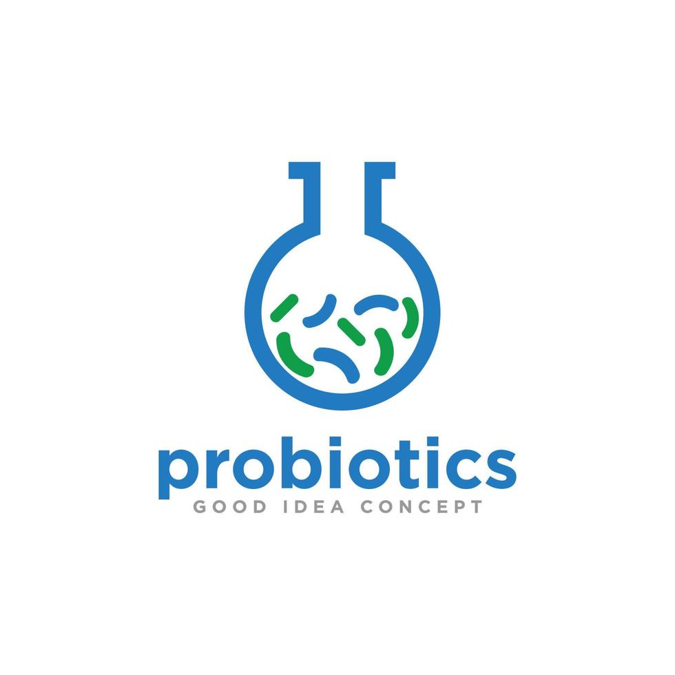 Bacteria Logo design Vector Template