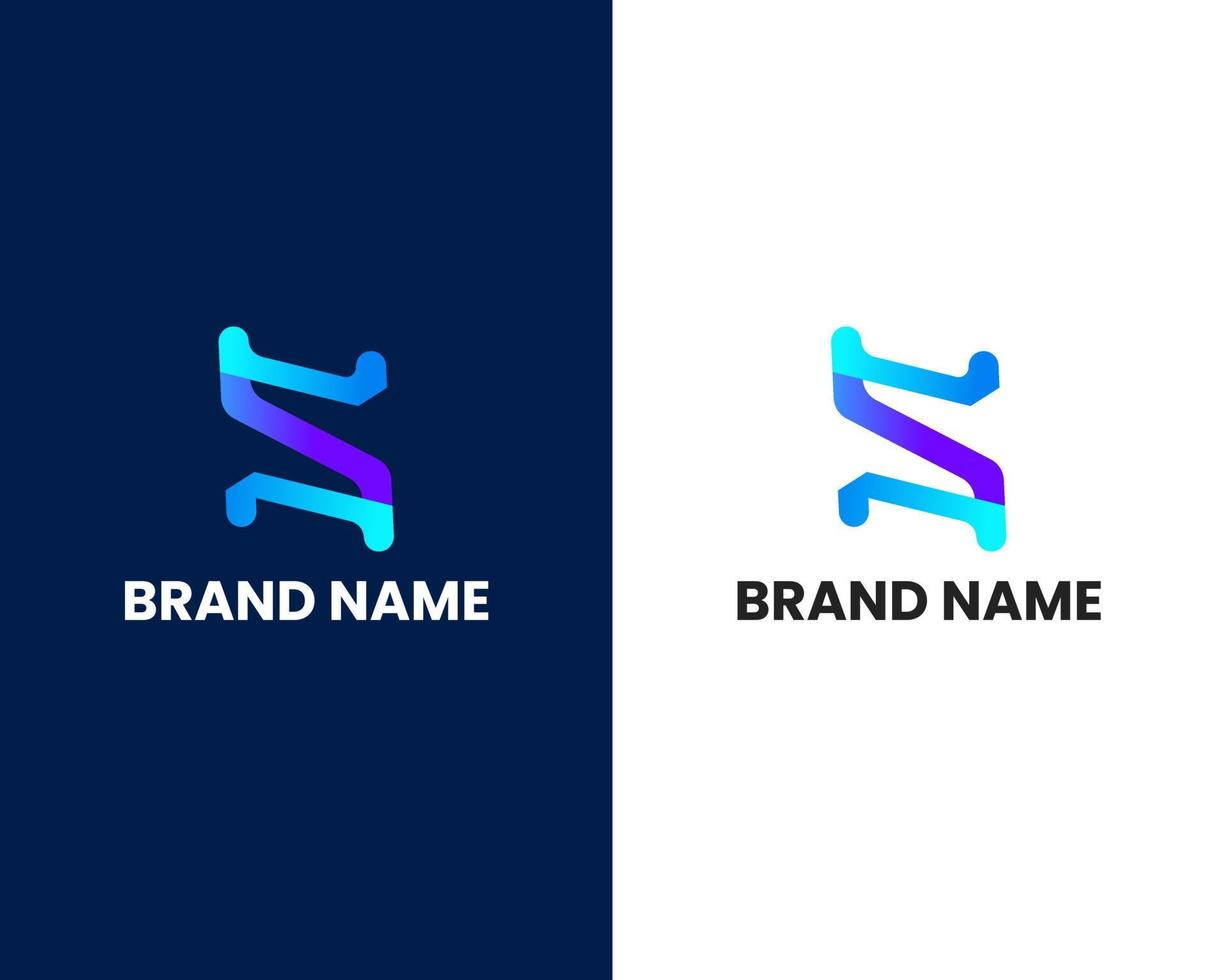letter h with phone call mark modern logo design template vector