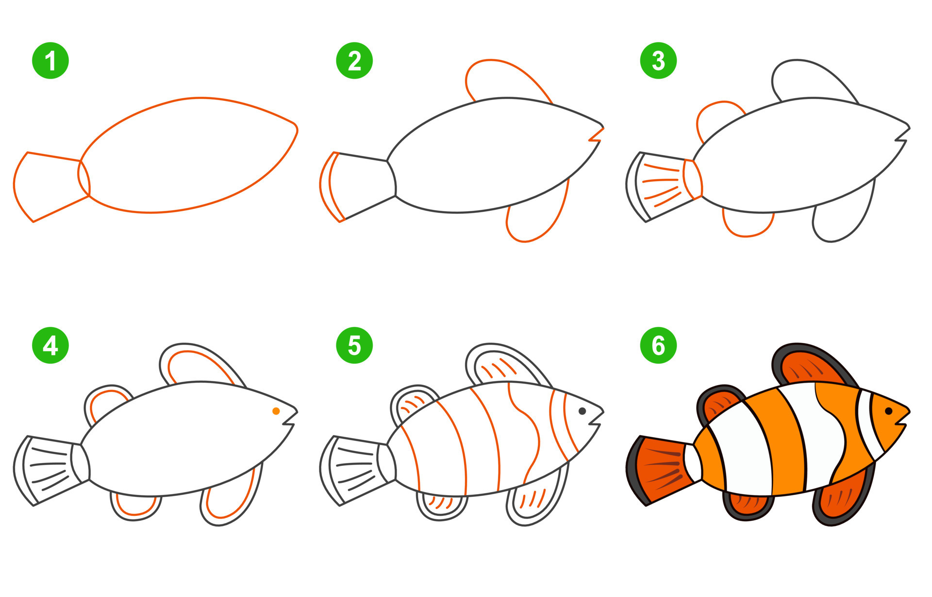 2500 Clown Fish Illustrations RoyaltyFree Vector Graphics  Clip Art   iStock  Clown fish group Clown fish anemone Clown fish isolated